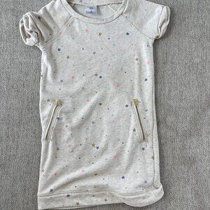 Baby gap 5T star sweatshirt dress